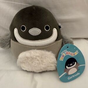 NEW Squishmallows 5” Inch Gertrude The Grey Bird Canadian Goose With Fuzzy Belly